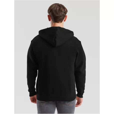 Fruit of the loom férfi cipzáras kapucnis pulóver