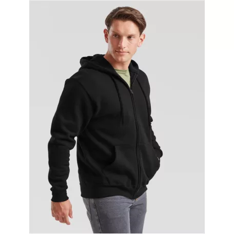 Fruit of the loom férfi cipzáras kapucnis pulóver