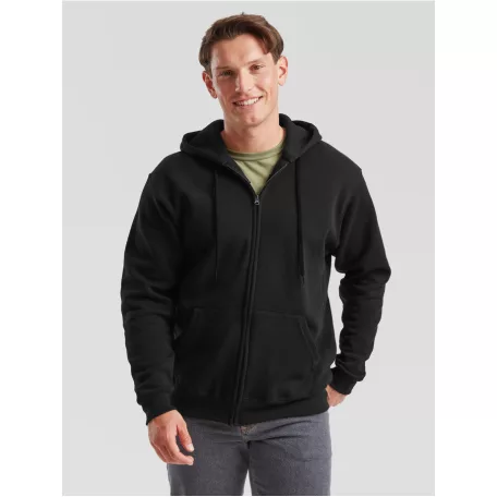 Fruit of the loom férfi cipzáras kapucnis pulóver