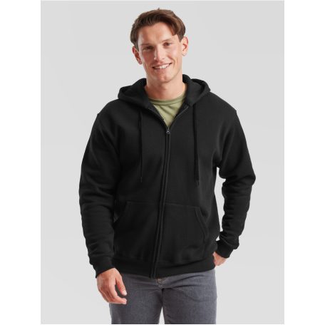 Fruit of the loom férfi cipzáras kapucnis pulóver