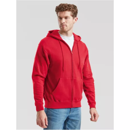 Fruit of the loom férfi cipzáras kapucnis pulóver