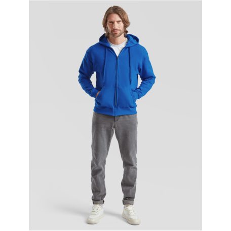 Fruit of the loom férfi cipzáras kapucnis pulóver