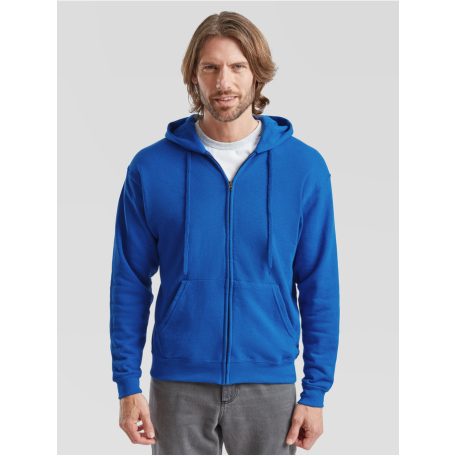 Fruit of the loom férfi cipzáras kapucnis pulóver