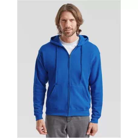 Fruit of the loom férfi cipzáras kapucnis pulóver