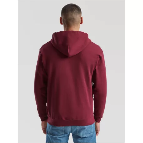 Fruit of the loom férfi cipzáras kapucnis pulóver