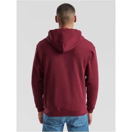 Fruit of the loom férfi cipzáras kapucnis pulóver