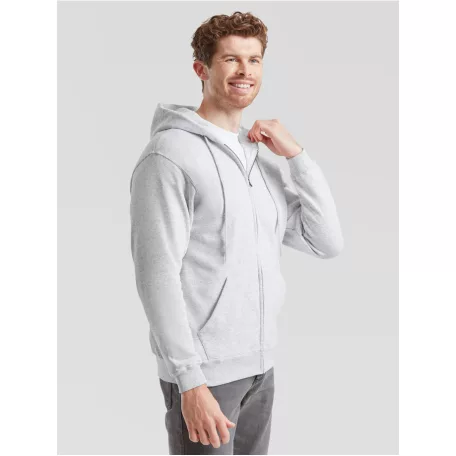 Fruit of the loom férfi cipzáras kapucnis pulóver
