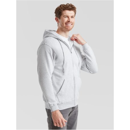 Fruit of the loom férfi cipzáras kapucnis pulóver