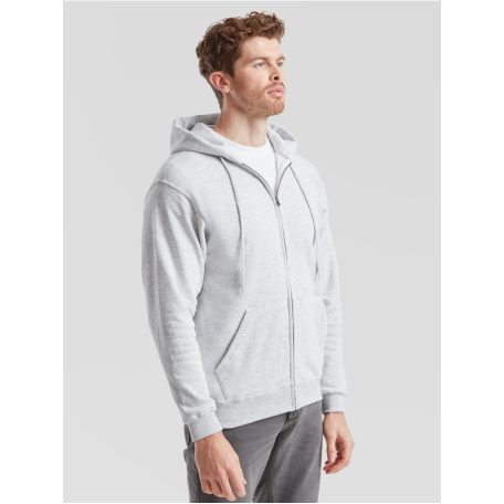 Fruit of the loom férfi cipzáras kapucnis pulóver