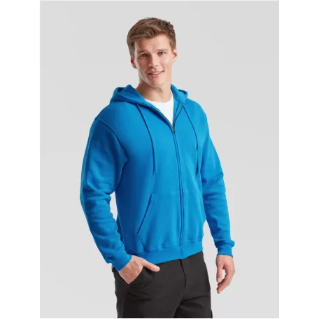 Fruit of the loom férfi cipzáras kapucnis pulóver