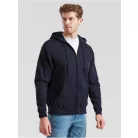 Fruit of the loom férfi cipzáras kapucnis pulóver