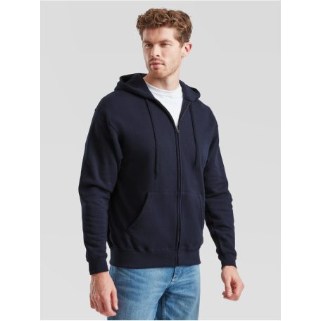 Fruit of the loom férfi cipzáras kapucnis pulóver