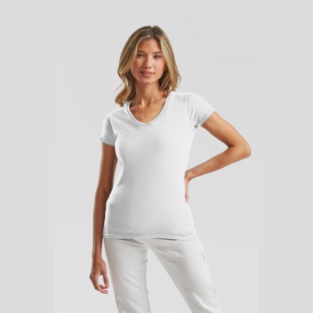 Fruit of the loom LADIES 150 v-nyakú női póló