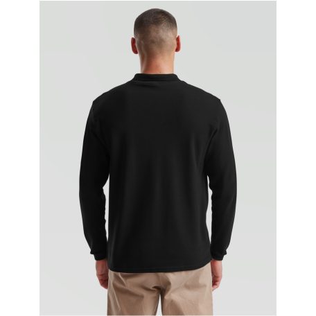 Fruit of the Loom PREMIUM férfi hosszú ujjú galléros póló