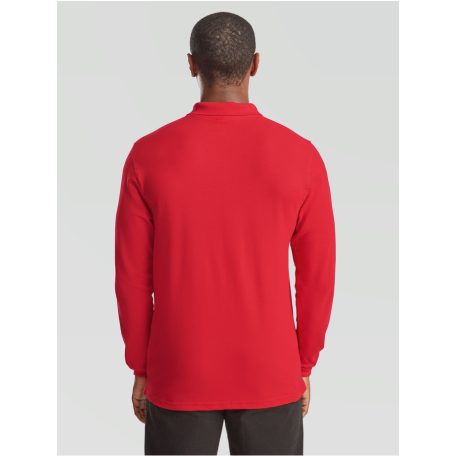 Fruit of the Loom PREMIUM férfi hosszú ujjú galléros póló