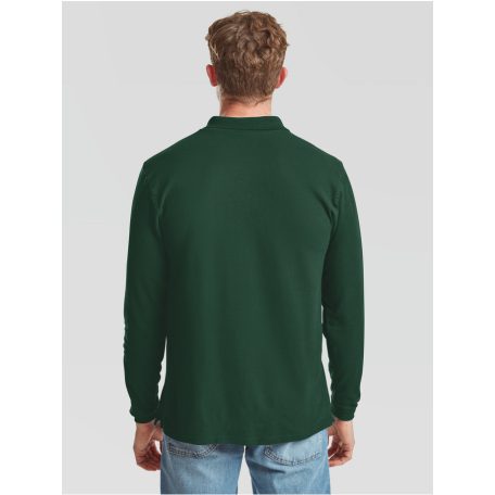 Fruit of the Loom PREMIUM férfi hosszú ujjú galléros póló