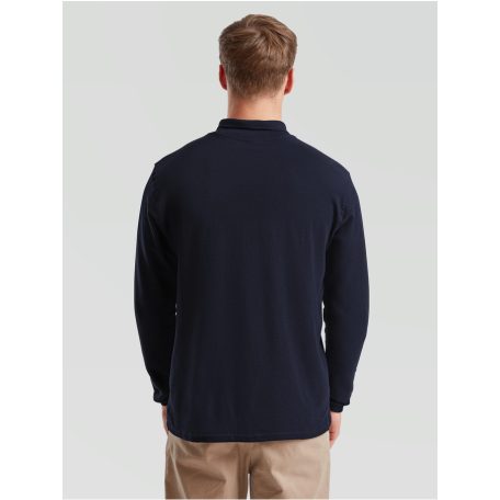 Fruit of the Loom PREMIUM férfi hosszú ujjú galléros póló