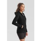 Fruit of the loom női cipzáras kapucnis pulóver