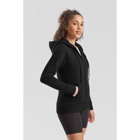 Fruit of the loom női cipzáras kapucnis pulóver