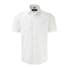 MENS SHORT SLEEVE EASY CARE FITTED SHIRT