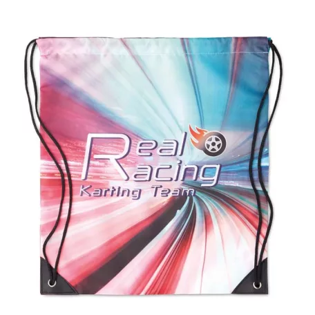 210D poliészter tornazsák PU megerősített sarkokkal