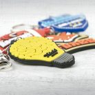 Egyedi formájú PVC kulcstartó 