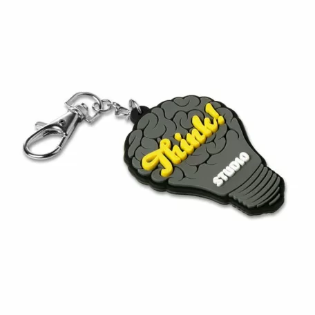 Egyedi formájú PVC kulcstartó