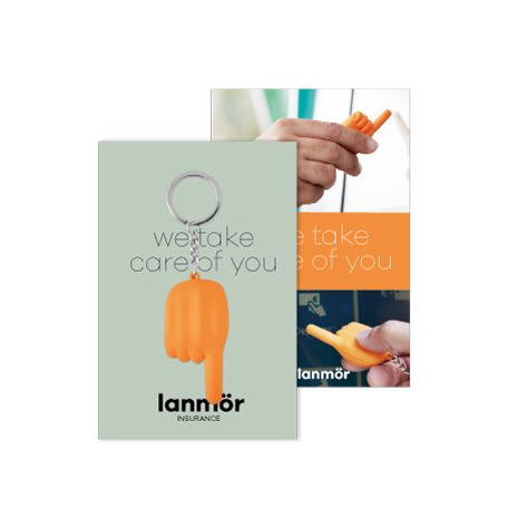 Egyedi formájú PVC kulcstartó