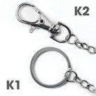 Egyedi formájú PVC kulcstartó