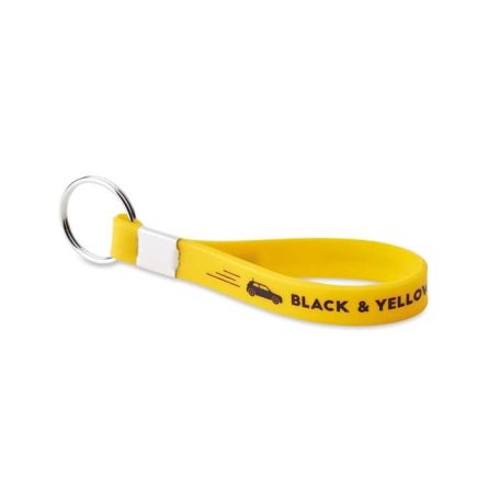 Szilikon kulcstartó opcionális kocsiérmével