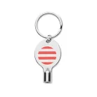 Szelepállító funkcióval ellátott kulcstartó