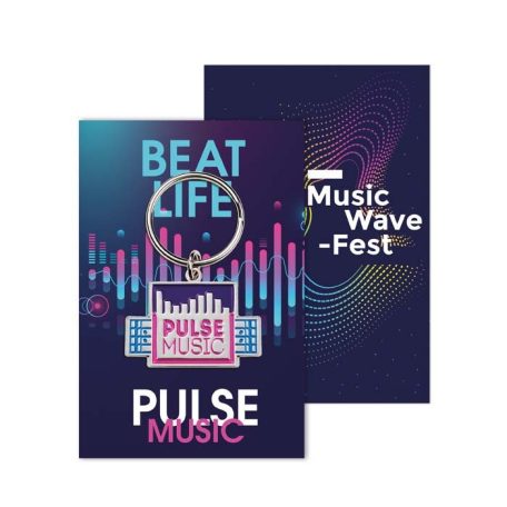 Egyedi formájú bevont vas kulcstartó