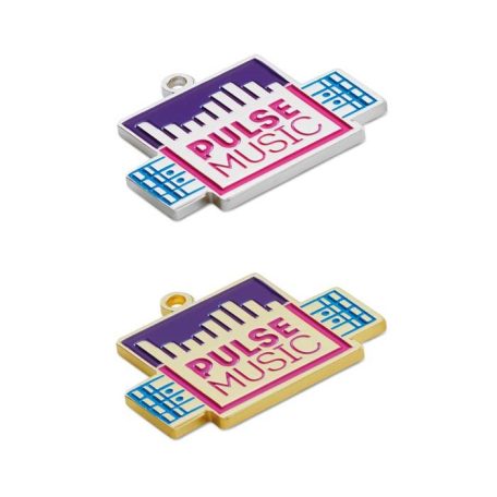 Egyedi formájú bevont vas kulcstartó