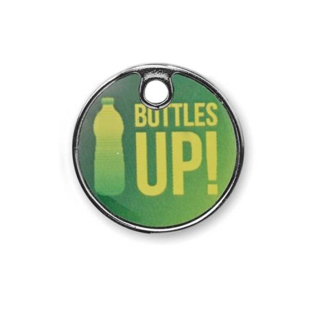 Fém bevásárlókocsi érme