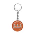 Kerek, előre programozott NFC kulcstartó műgyantával