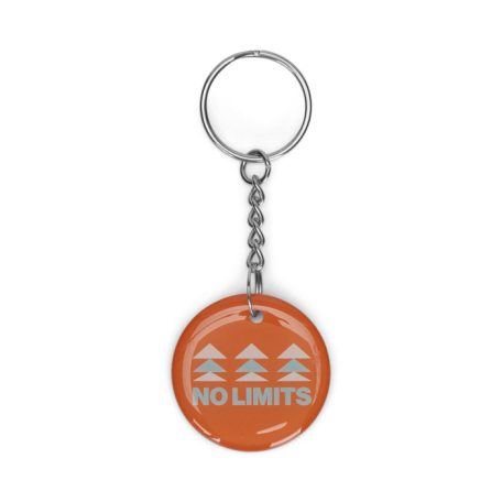 Kerek, előre programozott NFC kulcstartó műgyantával