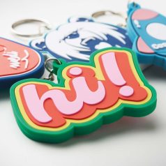 Egyedi PVC gumi NFC kulcstartó