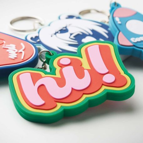 Egyedi PVC gumi NFC kulcstartó