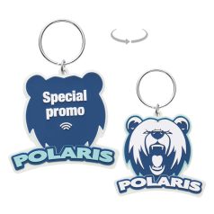 Egyedi PVC gumi NFC kulcstartó