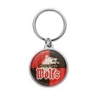 Kerek, vas NFC kulcstartó műgyanta bevonattal