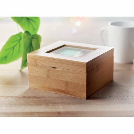 CAMPO TEA bambusz teafilter tartó doboz