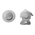 Egyedi formájú vas jelvény, lágy festett zománcozott logó kialakítással