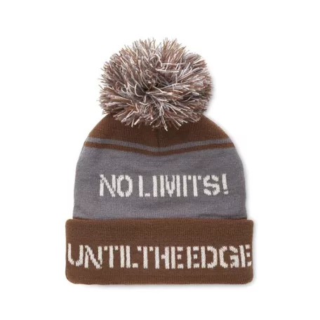 Jacquard mandzsettás kötött sapka