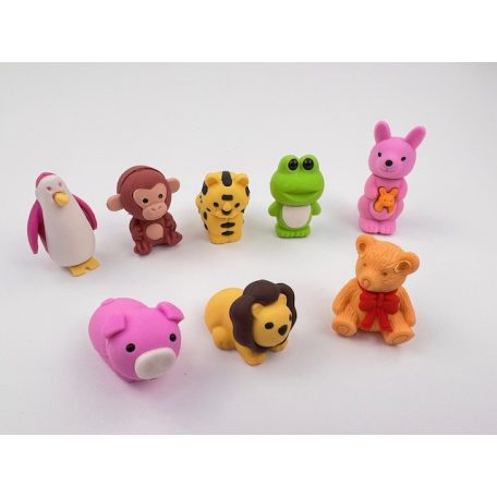 Egyedi állatfigurás radír