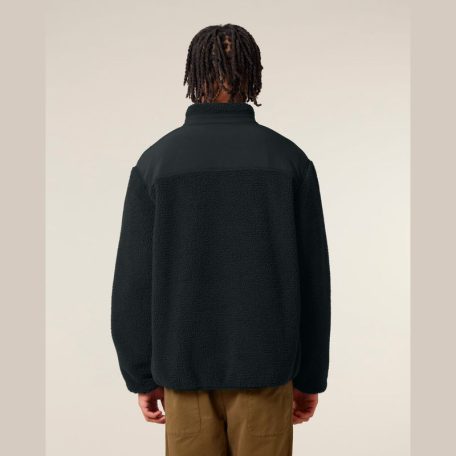 Brooker uniszex, laza szabású sherpa dzseki