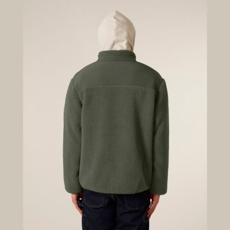 Brooker uniszex, laza szabású sherpa dzseki