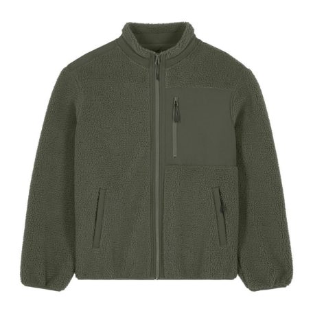 Brooker uniszex, laza szabású sherpa dzseki