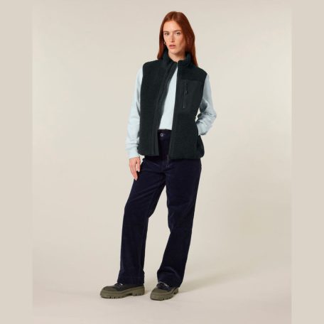 Liner uniszex ujjatlan sherpa mellény