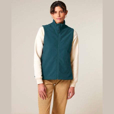 Stella Trail Blazer női ujjatlan softshell mellény fényvisszaverő cipzárral