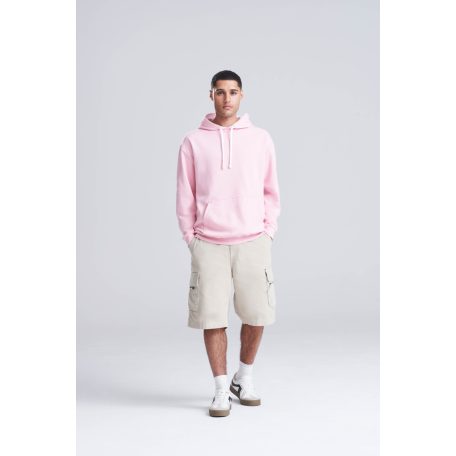 Just Hoods AWJH003 unisex pulóver kontrasztos kapucnival